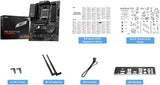 MSI PRO B650-P WIFI ProSeries Motherboard,AMD AM5, ATX, DDR5,PCIe 4.0, M.2, SATA 6Gb/s, USB 3.2 Gen 2, HDMI/DP, Wi-Fi 6E