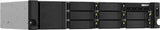 QNAP 2U 8-Bay short-depth rackmount NAS/iSCSI IP-SAN. AMD Ryzen V1500B 4C/8T, 4GB RAM, 250W PSU TS-873AEU-4G-US
