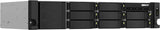 QNAP 2U 8-Bay short-depth rackmount NAS/iSCSI IP-SAN. AMD Ryzen V1500B 4C/8T, 4GB RAM,Redundant PSU TS-873AEU-RP-4G-US