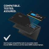 Crucial 64GB Kit (2x32GB) DDR5 4800MHz CL40 Laptop Memory (CT2K32G48C40S5)