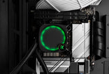 EKWB LUX-240 Nucleus AIO CR240 Lux D-RGB Liquid CPU Cooler with 120mm EK FPT Fans, Compatible with Intel & AMD