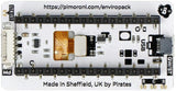Pimoroni PIM635 Enviro+ Pack add-on for Raspberry Pi Pico and Pico W. It has a built-in colour 1.54" LCD screen