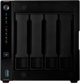 Asustor AS5404T Nimbustor 4 Gen2  4 Bay NAS,Quad-Core 2.0GHz CPU,Dual 2.5GbE Ports,4GB DDR4,4x M.2 SSD Slots (Diskless)
