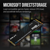 PNY M280CS2150-1TB-TB CS2150 1TB Gen5 PCIe NVMe M.2 2280 3D NAND SSD ,Up to 10,200/8,300 MBs -Internal Solid-State Drive