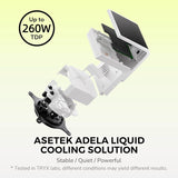 TRYX L-P240L-AM2M-G0W PANORAMA SE 240 ARGB 240mm AIO Rotatable MOLED Curved Screen 3D Cooler Asetek Adela - White