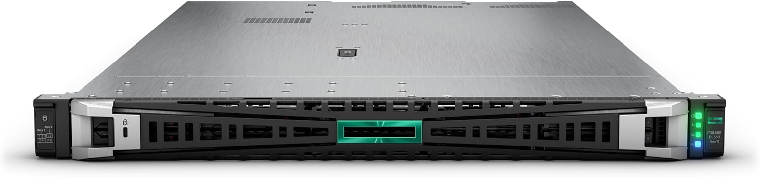 HPE P83287-005 ProLiant DL360 Gen11 5515+ 8-Core 1P 2x32GB 8SFF BCM57416 10GbE 2x480GB SATA SSD 2x1000W PS Rack Server