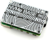 Raspberry Pi 5 4GB Single Board Kit w/ NVMe Base M.2 HAT PCIe Extension and Active Cooler