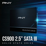 PNY SSD7CS900-250-RB CS900 250GB 3D NAND 2.5" SATA III Internal Solid State Drive (SSD)