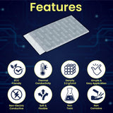 Gelid Solutions GP-Extreme 12W-Thermal Pad 80x40x1.0 (2pcs) Excellent Heat Conduction, Ideal Gap Filler TP-VP01-B