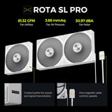TRYX L-P360N-DS3M-G1W Panorama 360 6.5'' AMOLED Curved Screen 3D AIO Cooler (White)