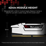 G.SKILL Ripjaws V Series 32GB (2 x 16GB) 288-Pin PC RAM DDR4 3600 (PC4 28800) Desktop Memory F4-3600C18D-32GVK
