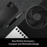 ARCTIC Summair Plus Foldable table fan with integrated rechargeable battery USB-C connection 600-3300 rpm - Black (AEBRZ00024A)