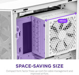 NZXT PA-2G2BW-US C1200 Gold ATX 3.1 Fully Modular Low-Noise PC Gaming Power Supply 1200 Watts Zero Fan Mode - White