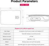 Raspberry Pi Active Cooling PWM Fan Protection, Inbuilt fan case, Red-White SC1159