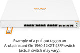 HPE Networking Instant On 1960 24-Port Gb 20P Class 4 PoE|4P Class 6 PoE Smart Switch(370W)-24x1G|2X SFP+|2X10 GBase-T | JL807A#ABA