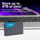 Crucial CT240BX500SSD1 BX500 240GB 3D NAND SATA 2.5-Inch, up to 540MB/s Internal SSD