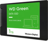 WD 1TB WD Green Internal SSD Solid State Drive - SATA III 6 Gb/s, 2.5/7mm, Up to 545 MB/s WDS100T3G0A