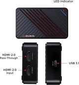 AVerMedia Live Gamer ULTRA 4Kp60 HDR Pass-Through, 4Kp30 Capture Card, Ultra-Low Latency for Broadcasting and Recording PS4 Pro and Xbox One X, USB 3.1 (GC553)