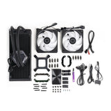 Cooler Master MasterLiquid 240 Atmos ARGB Close-Loop 120mm 4-Pin PWM 2500RPM AIO Liquid Cooler - Black (MLX-D24M-A25PZ-R1)