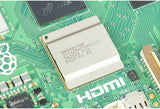 Raspberry Pi 5 4GB Single Board Kit w/ NVMe Base M.2 HAT PCIe Extension and Active Cooler