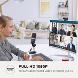 AVerMedia PW310P Webcam - Full 1080p 30fps HD Camera with Autofocus and Dual Stereo Microphones