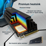 Crucial T700 1TB PCIe 5.0 x4 M.2 SSD, up to 11700 MB/s with Heatsink Internal Solid State Drive (CT1000T700SSD5)