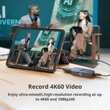 AVerMedia BU113G2 CamStream 4K White 4K60 HDMI Capture Card-DSLR,Camcorder,Action Camera,Low Latency for Streaming & VC