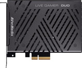AVerMedia GC570D Live Gamer Duo Dual HDMI 1080p PCIe Video Capture Card, Stream 4k60 HDR and FHD 240fps Pass-Through