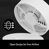 ARCTIC Summair Plus Foldable table fan with integrated rechargeable battery USB-C connection 600-3300 rpm - White (AEBRZ00026A)