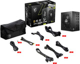 MSI MAG A850GL PCIE 5.1 & ATX 3.1 Gaming Power Supply Full Modular 80 Plus Gold Certified 850W MAGA850GLPCIE5