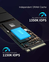 Acer Predator GM7000 4TB NVMe Gen4 Gaming SSD, M.2 2280, Compatible with PS5, PCIe 4.0  Up to 7400MB/s (BL.9BWWR.107)