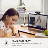 AVerMedia PW310P Webcam - Full 1080p 30fps HD Camera with Autofocus and Dual Stereo Microphones
