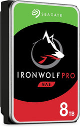 Seagate IronWolf Pro 8 TB Enterprise NAS Internal HDD CMR 3.5 Inch SATA 6 Gb/s, 7,200 RPM 256 MB Cache (ST8000NT001)