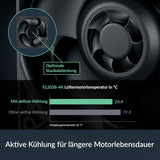 Arctic S12038-4K - 120mm Case Fan - dual ball bearing - max 4000 RPM - PWM regulated ACFAN00296A