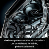 Arctic ACFAN00280A P12 Max - High-Performance 120 mm Case Fan, PWM Controlled 200-3300 RPM, Dual Ball Bearings