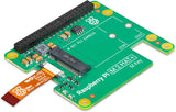Raspberry Pi M.2 HAT, BOARD ROHS COMPLIANT NVMe drives, AI accelerators to Raspberry Pi 5’s PCIe 2.0 interface SC1166
