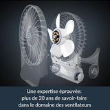 Arctic AEBRZ00029A Summair Rechargeable Handheld Fan w/ Stand, infinite speed, 4-77h, USB-C (incl. USB-A Cable) - White