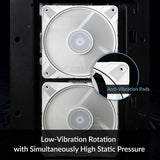 ARCTIC P12 Max 120mm Case Fan luid dynamic bearing max 3300 RPM PWM regulated (White) ACFAN00293A