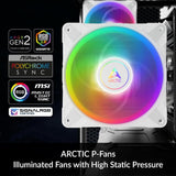 Arctic Freezer 36 A-RGB CPU Cooler ntel Socket LGA1700,AMD Socket AM4-5 Pressure Optimized Fan - White ACFRE00125A