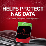 Seagate IronWolf Pro 8 TB Enterprise NAS Internal HDD CMR 3.5 Inch SATA 6 Gb/s, 7,200 RPM 256 MB Cache (ST8000NT001)