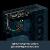 Arctic ACFRE00178A Liquid Freezer III Pro 240 AIO CPU Cooler, Water Cooling,, AMD AM5/AM4, Intel LGA1851/1700 - Black