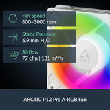 Arctic ACFRE00186A Liquid Freezer III Pro 240 A-RGB  AIO CPU Cooler Water Cooling AMD AM5/AM4, Intel LGA1851/1770 -White