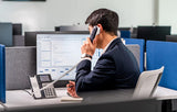 Poly Edge E350 IP Desk Phones (Plantronics+Polycom) Easy to Install, Included WiFi- line Supporting up to 32 Lines 82M89AA