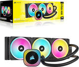 Corsair CW-9061003-WW iCUE Link H150i RGB Liquid CPU Cooler 360mm AIO QX120 RGB Fans Fits Intel LGA 1700, AMD AM5-Black