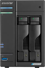 Asustor AS6702T v2 Lockerstor 2 Gen2+ 2 Bay NAS, Quad-Core 2.0GHz CPU, 2x5GbE ,4GB RAM DDR4, 4x M.2 SSD Slots (Diskless)