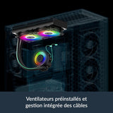 Arctic ACFRE00182A Liquid Freezer III Pro 240 A-RGB  AIO CPU Cooler, Water Cooling, AMD AM5/AM4, Intel LGA1851/1700- Black