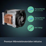 ARCTIC ACFRE00193A Freezer 4U-OneX CPU Cooler for AmpereOne LGA5964 socket Single deep tower  w/8 heatpipes 3300 RPM