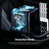 TRYX SE 360 ARGB 360mm AIO Rotatable MOLED Curved Screen 3D Cooler Asetek Adela (Black) L-P360L-AM3M-G0K