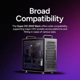 Cooler Master  MAY-T2HP-217PK-R1 Hyper 212 3DHP CPU Cooler, 3DHP Heat AMD Ryzen 7 AM5|4, Intel Ultra 7 LGA 1851|1700