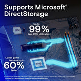 Crucial T700 GEN5 SSD M.2 2280 2TB PCIe 5.0 NVMe NAND TLC, Up to 12,400 MB/s, Internal SSD with Heatsink CT2000T700SSD5